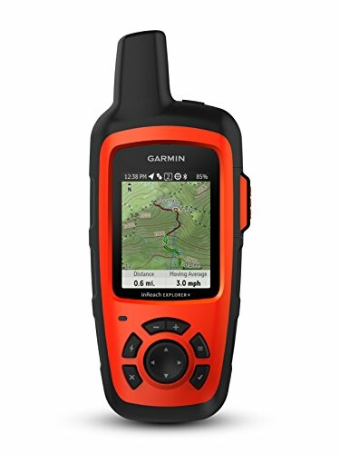 Garmin GPS device with map display