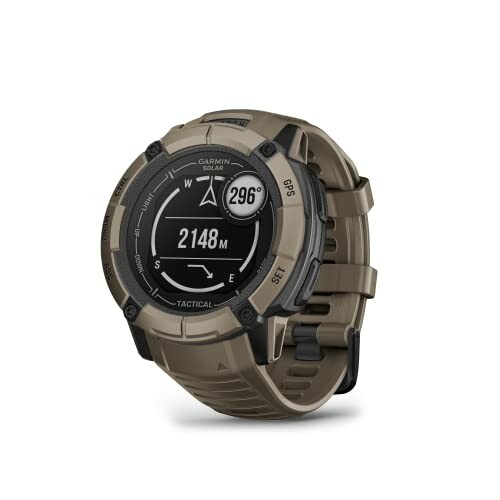 Garmin tactical smartwatch with compass and altitude display
