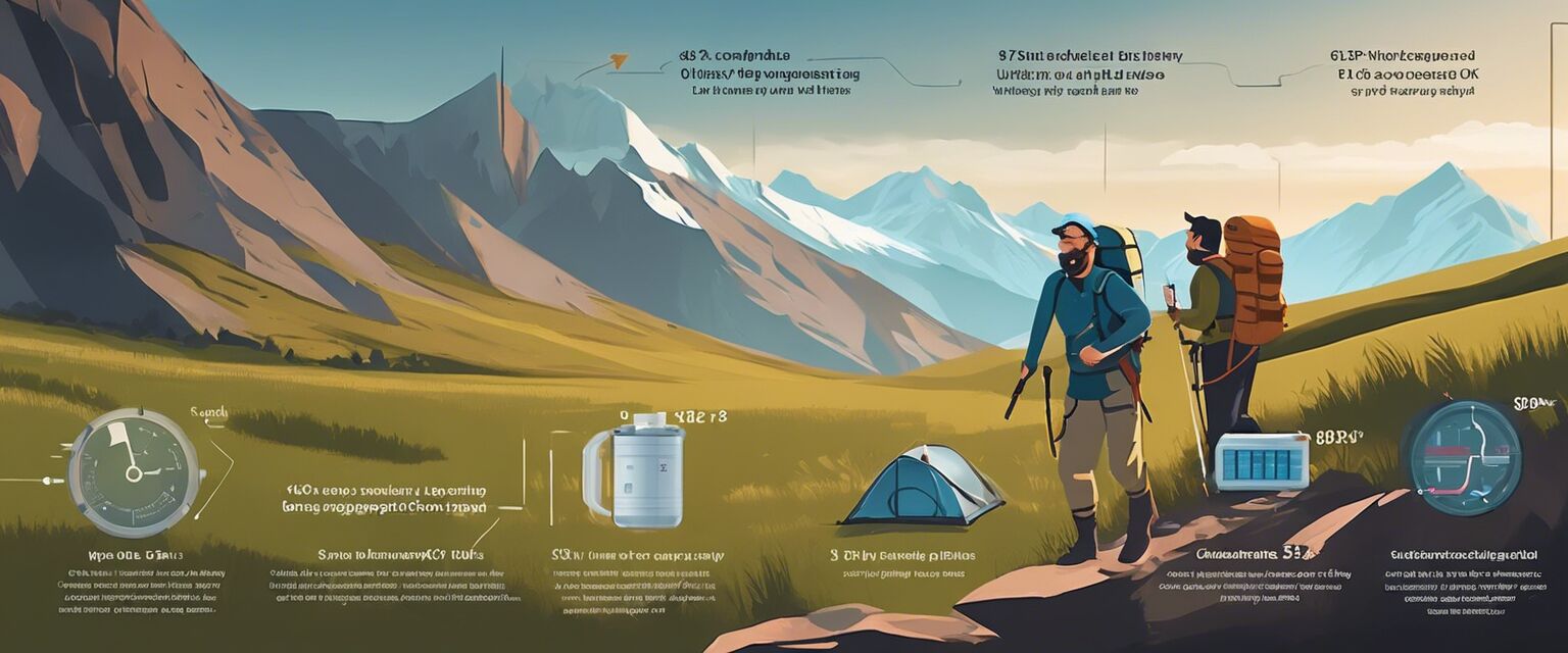 Infographic on GPS battery usage tips