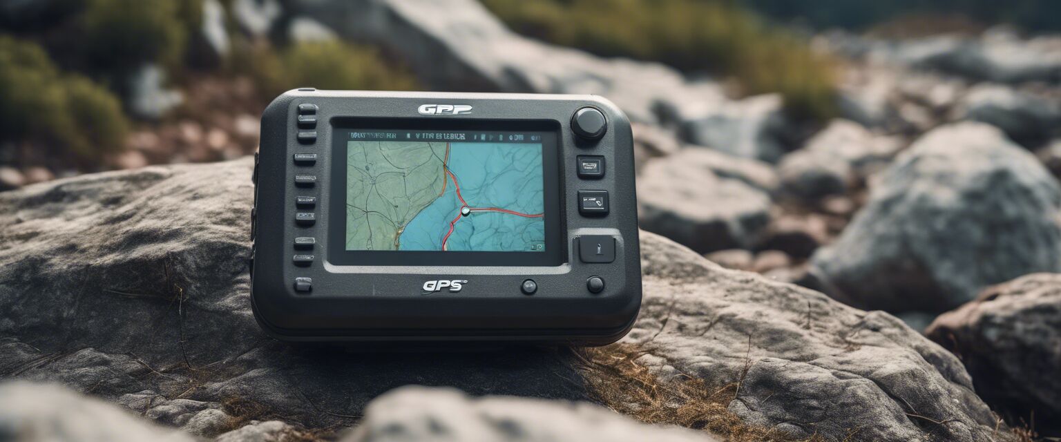 GPS device in nature