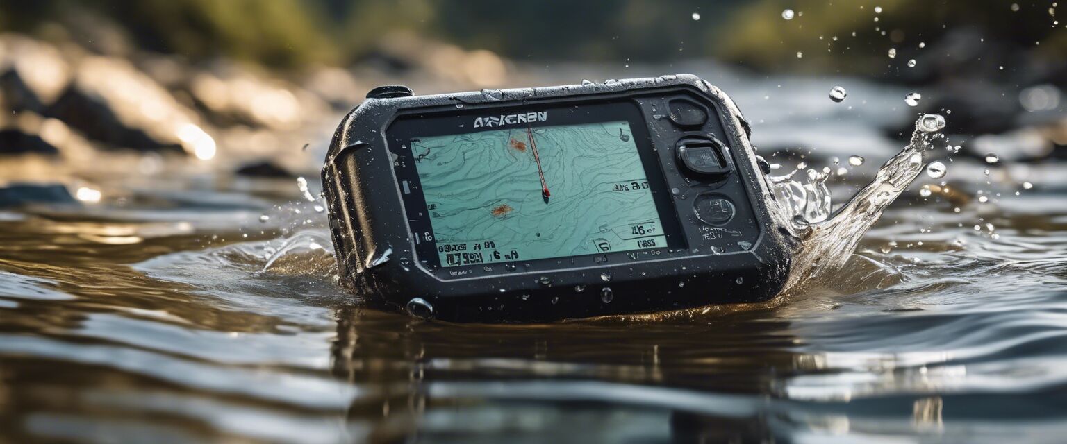 Testing waterproof GPS device in water