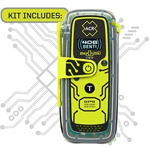 Personal locator beacon with digital display and protective case