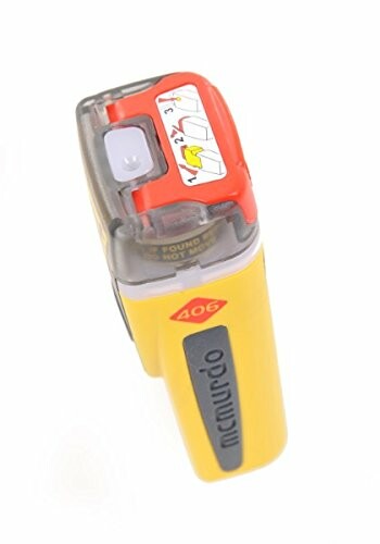 Yellow safety cutter with instructions on top